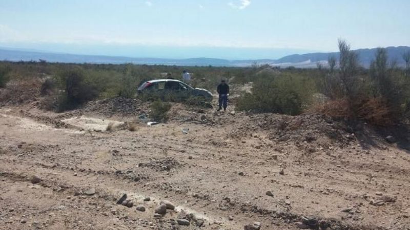 Espectacular vuelco en Pomán