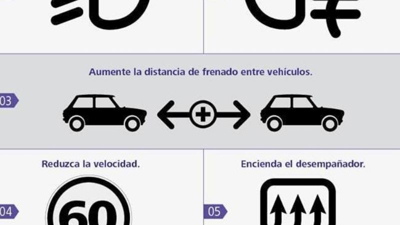 Advierten por desvíos y calzadas húmedas en rutas nacionales