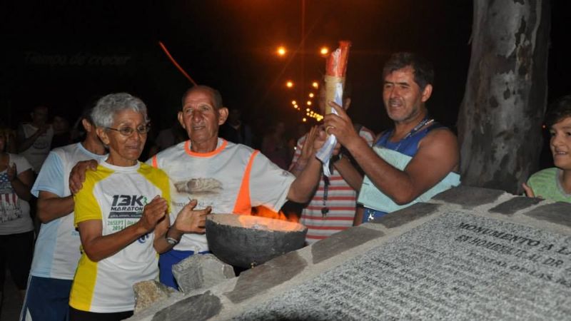 Homenaje al atleta veterano