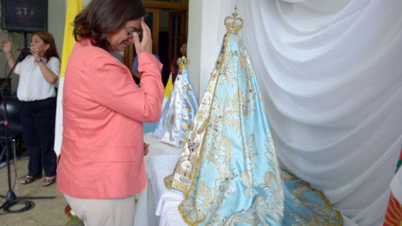 La Virgen del Valle  en Casa de Gobierno