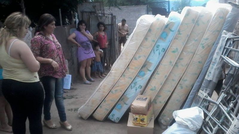 Asistieron a afectados por el temporal