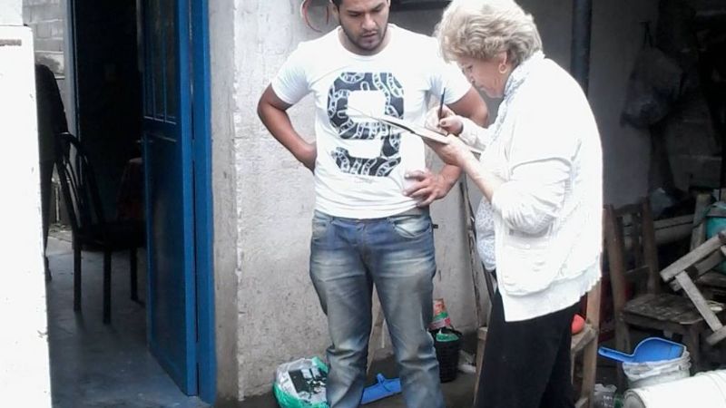 Asistieron a afectados por el temporal