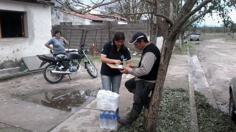 Asistieron a afectados por el temporal
