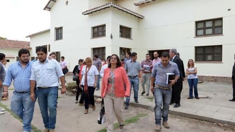 La Gobernadora recorrió obras