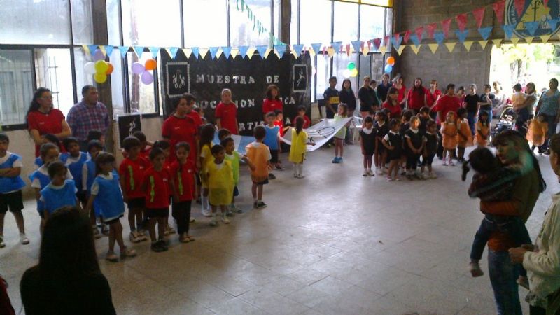 Muestra de Educación Física del Nivel Inicial en El Alto