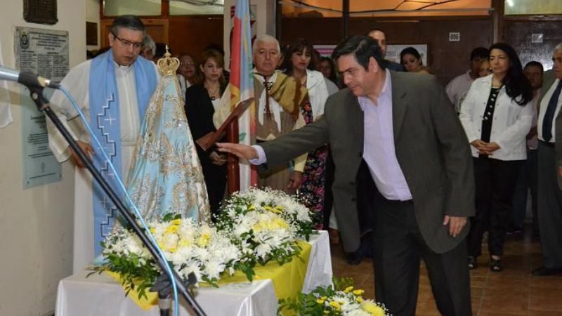 La Virgen del Valle pasó por la Legislatura