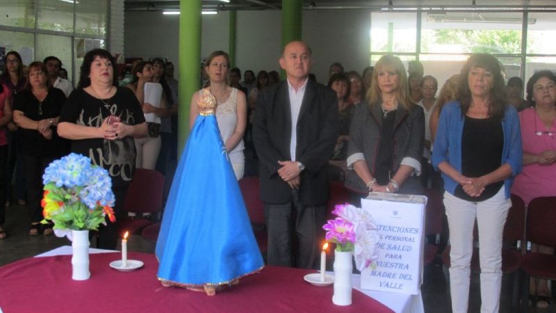 La Virgen del Valle visitó el Ministerio de Salud