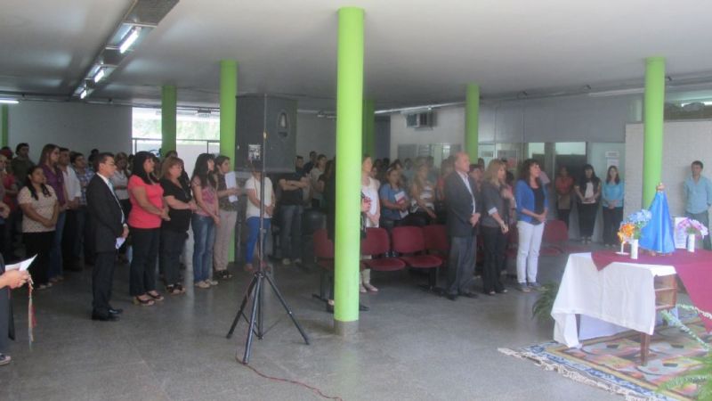 La Virgen del Valle visitó el Ministerio de Salud