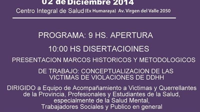 II Jornadas de Salud Mental y Derechos Humanos