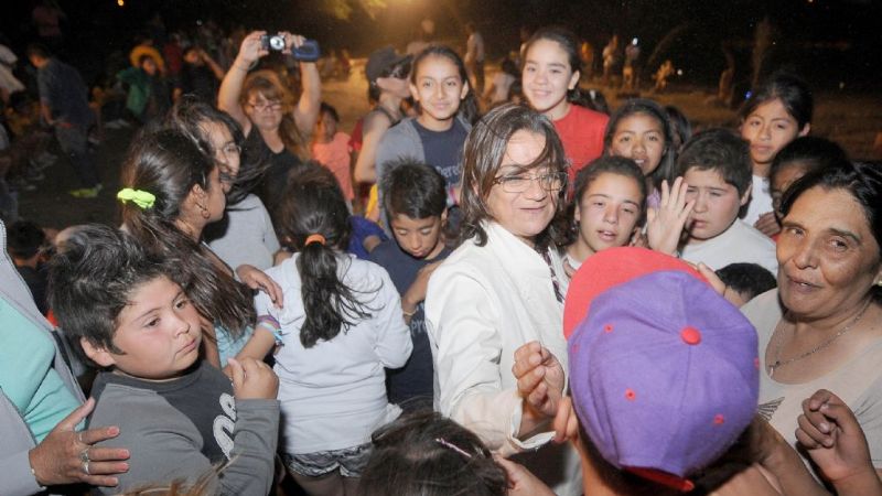 Lucía compartió un fogón con los chicos del CIIC
