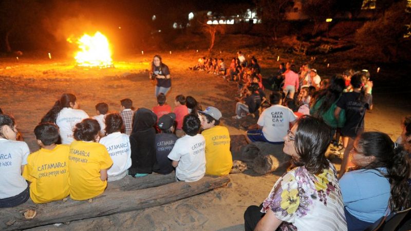 Lucía compartió un fogón con los chicos del CIIC