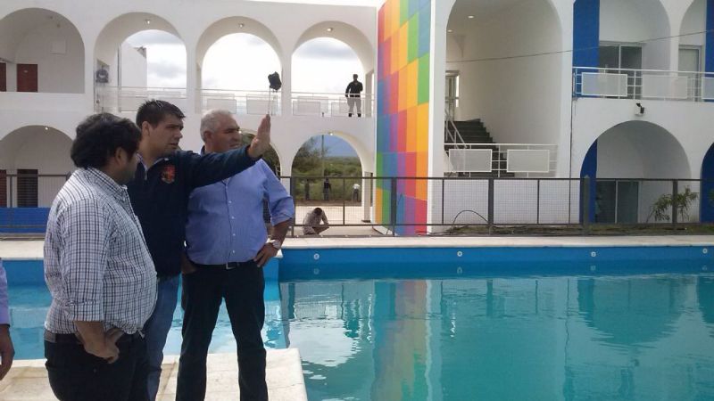 Recorrido para ultimar detalles de la inauguración del Centro de Integración