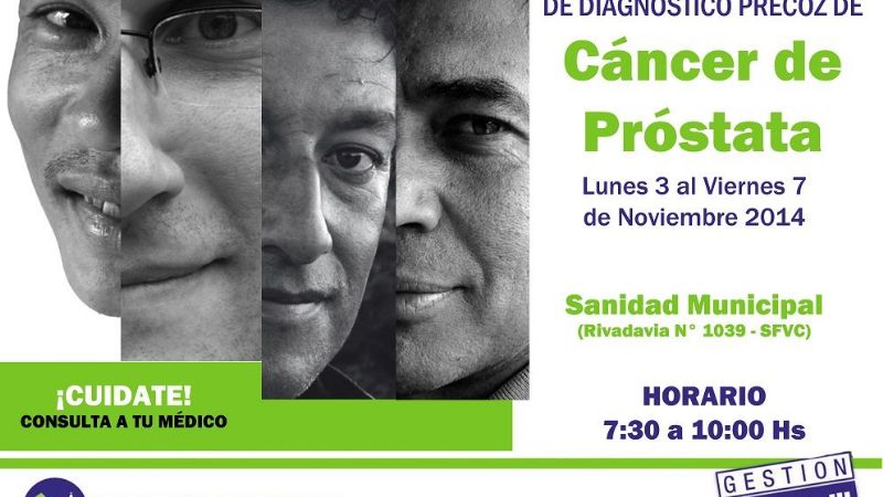 Lanzan la Campaña de Diagnóstico de Cáncer de Próstata