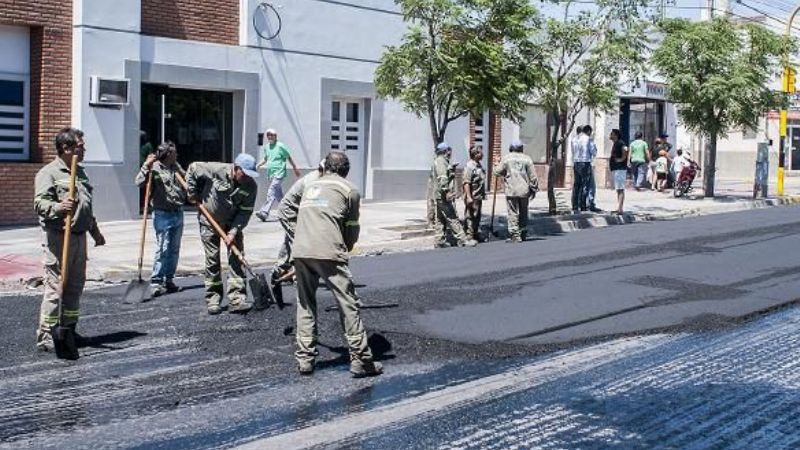 Esta semana terminan de repavimentar toda la avenida Güemes
