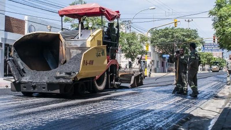 Esta semana terminan de repavimentar toda la avenida Güemes