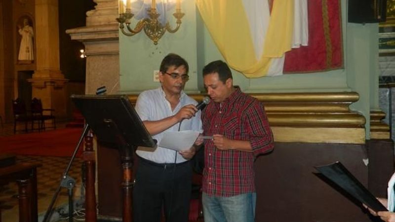 Los medios de comunicación rindieron su homenaje a la Virgen