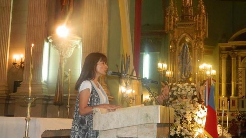 Los medios de comunicación rindieron su homenaje a la Virgen