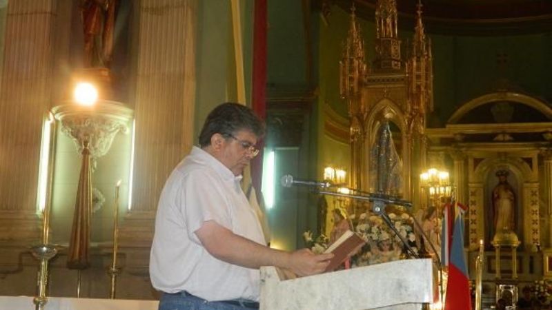 Los medios de comunicación rindieron su homenaje a la Virgen