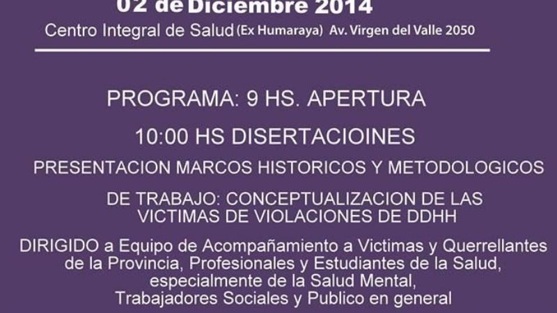II Jornadas de Salud Mental y Derechos Humanos
