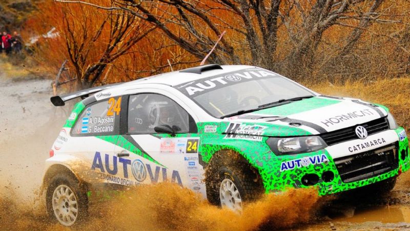 Augusto D’Agostini va al rally de Concepción del Uruguay