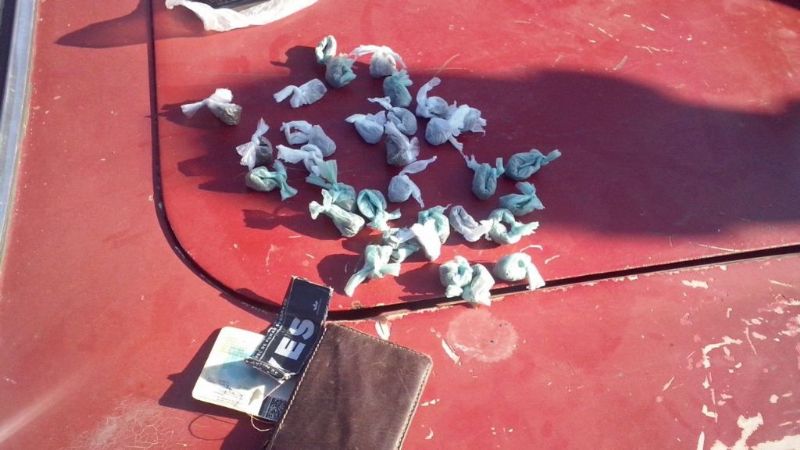 Aprehenden a un sujeto con una importante cantidad de marihuana