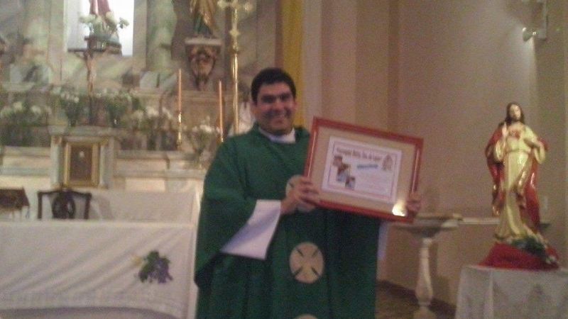 Despiden en Chumbicha al Padre Manzaraz, nombrado Vicario Parroquial de Andalgalá