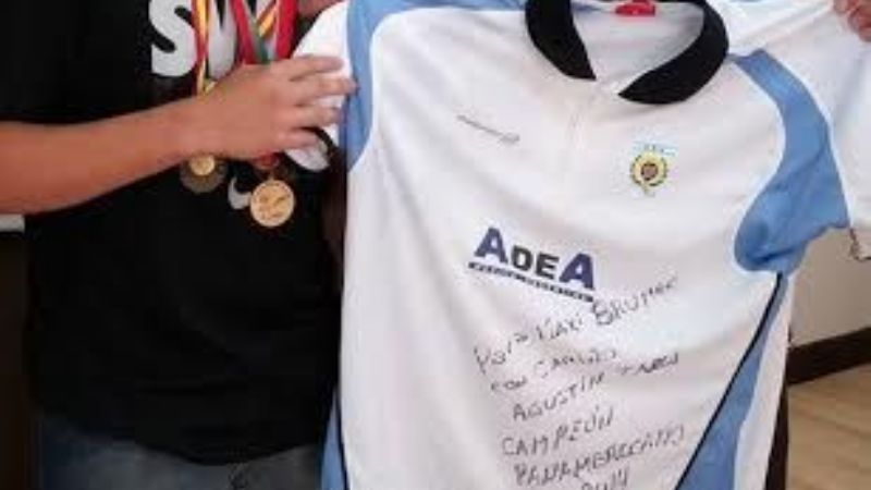 Brumec con Agustín Tapia