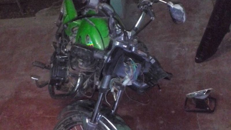 Grave accidente de motociclista en El Alto