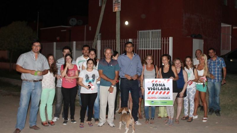 Dos barrios del Oeste capitalino se sumaron al programa "Alerta Catamarca"