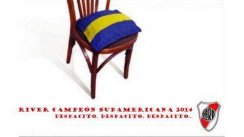 River festejó la Sudamericana con cargadas a Boca