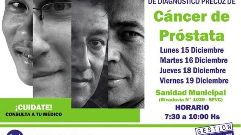 Última Campaña de Detección Precoz del Cáncer de Próstata