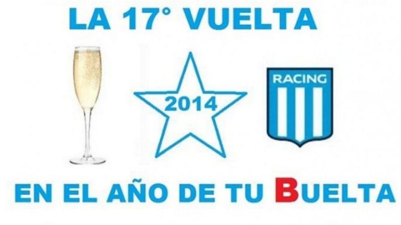 Racing también sacó sus afiches por el campeonato