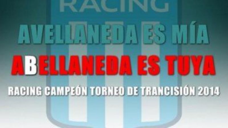 Racing también sacó sus afiches por el campeonato