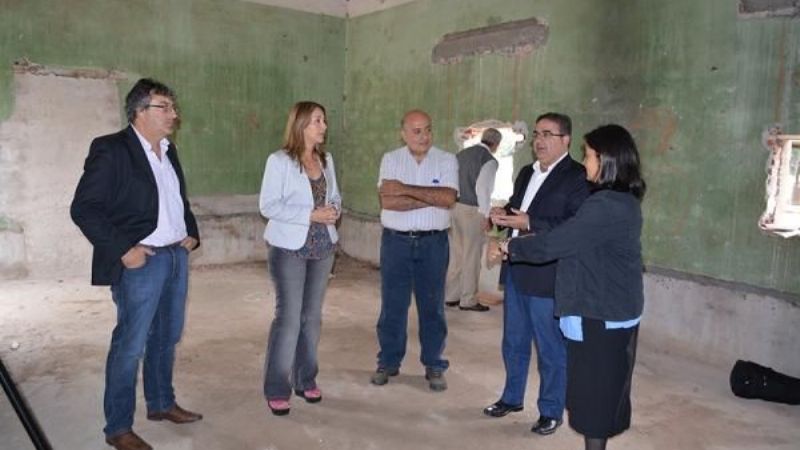 Jalil recorrió la obra del Centro de Adicciones de Sumalao