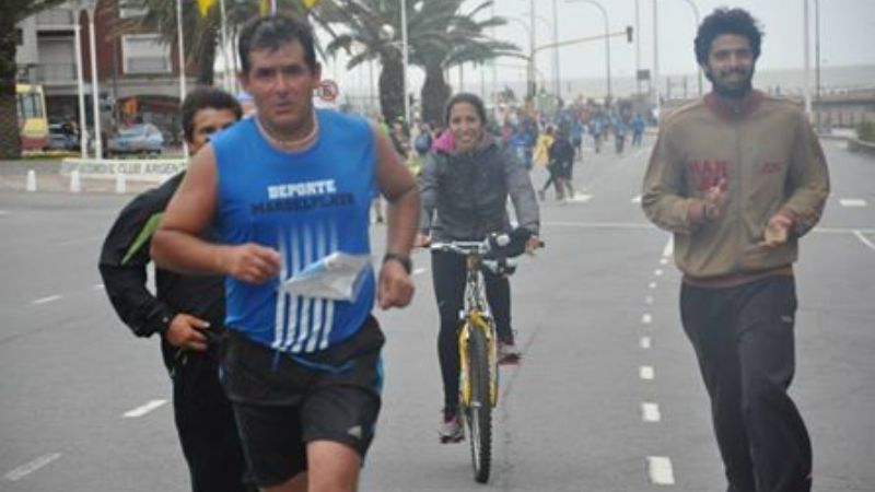 Jesús Arnaldo Maza y sus tres maratones en el 2014