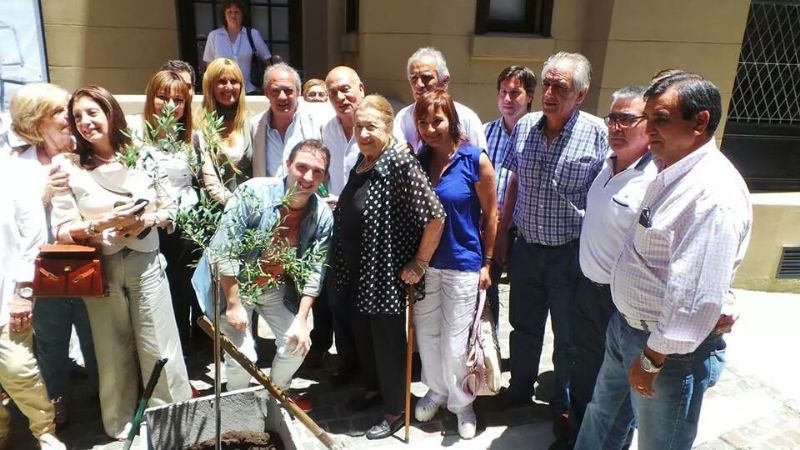 Myrian Juárez en acto de UATRE