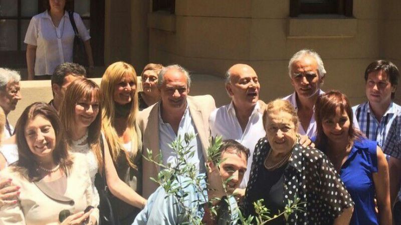 Myrian Juárez en acto de UATRE