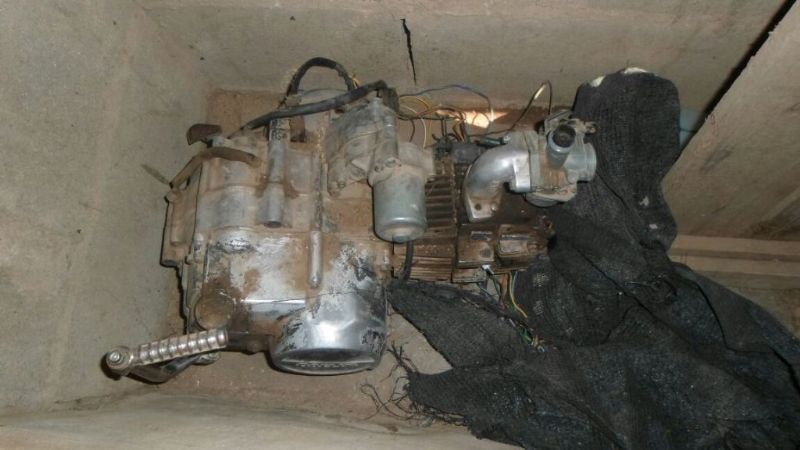 Encuentran motopartes en Recreo