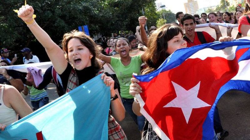 Despedida de Cuba en un momento histórico