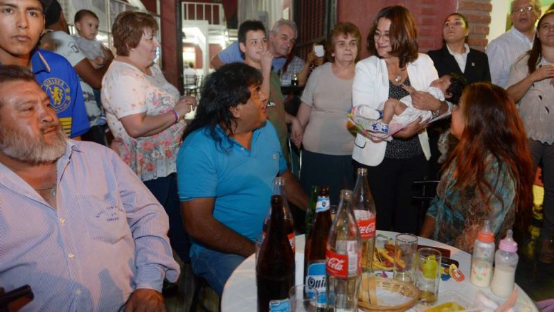 Lucía inauguró importantes obras en el cumpleaños de Belén