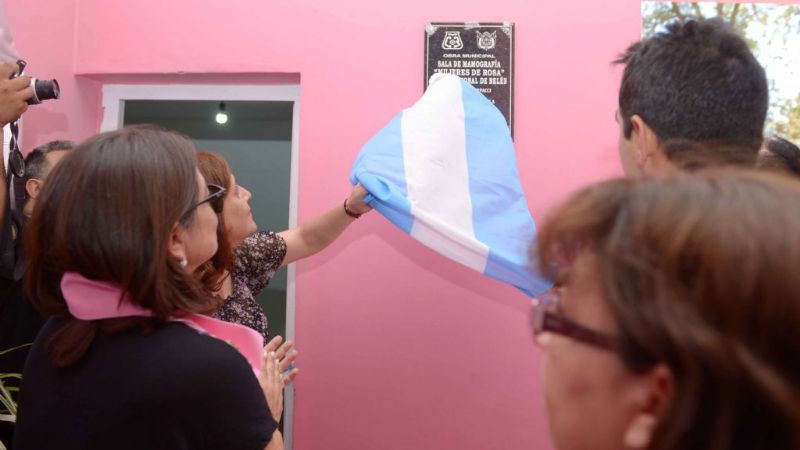 Lucía inauguró importantes obras en el cumpleaños de Belén