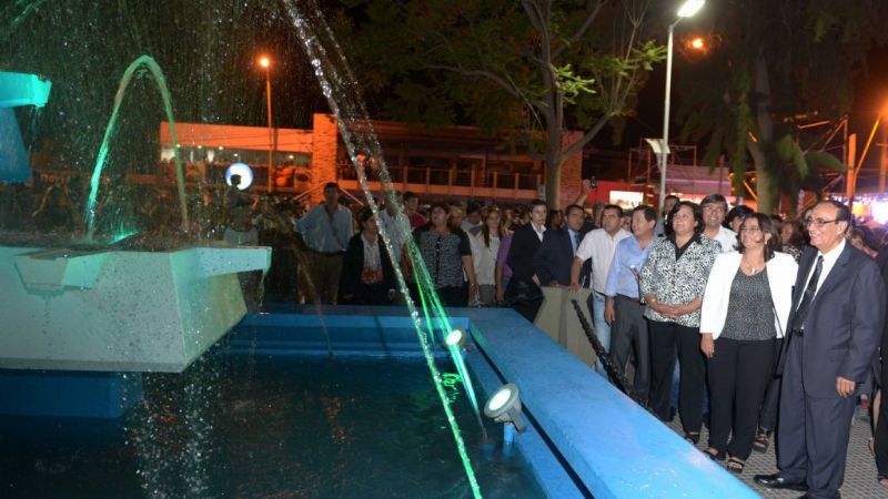 Lucía inauguró importantes obras en el cumpleaños de Belén