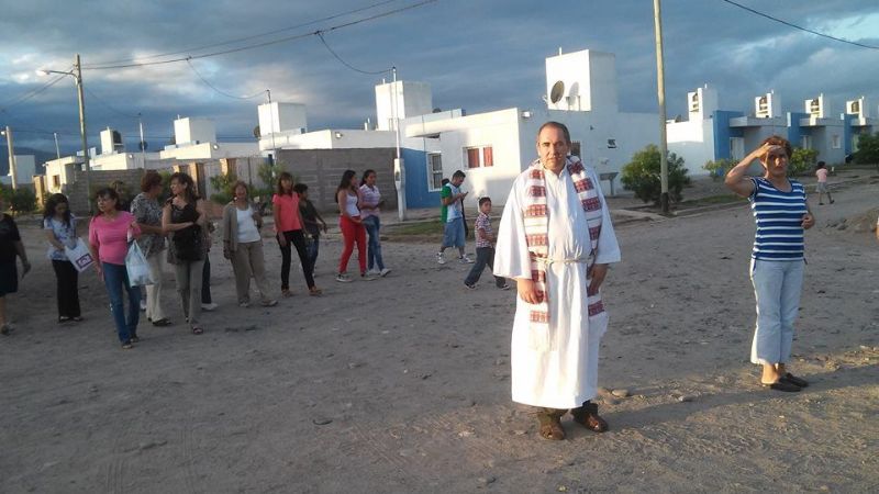 Gesto navideño en barrios de la zona sur