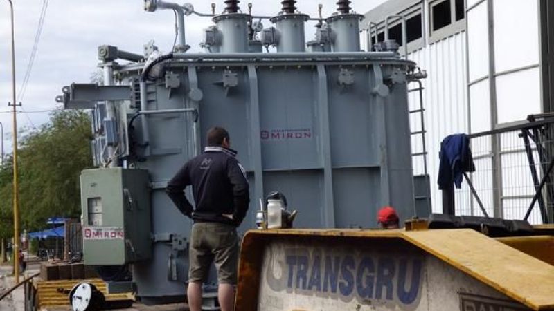 Nuevo transformador de potencia para la Capital