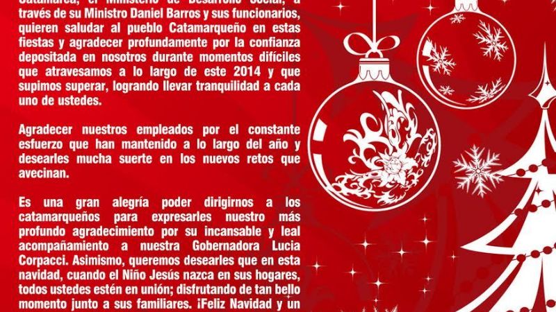 El ministro Barros agradeció por “el acompañamiento a Lucía”