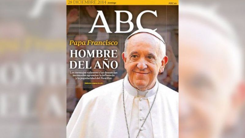 Vuelven a elegir al Papa Francisco como Hombre del Año