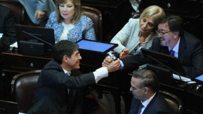 Abal Medina asumió como senador en reemplazo de Aníbal Fernández