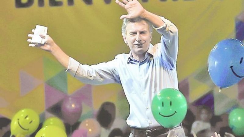 ¡¡¡¡Macri se coló en una fiesta!!!!