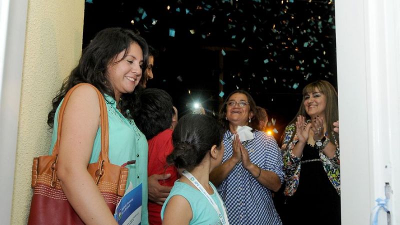 “Me hace muy feliz poder estar compartiendo con ustedes esta alegría”