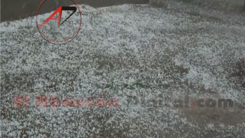 Cayó granizo con intensidad en Fiambalá y destruyó viñedos